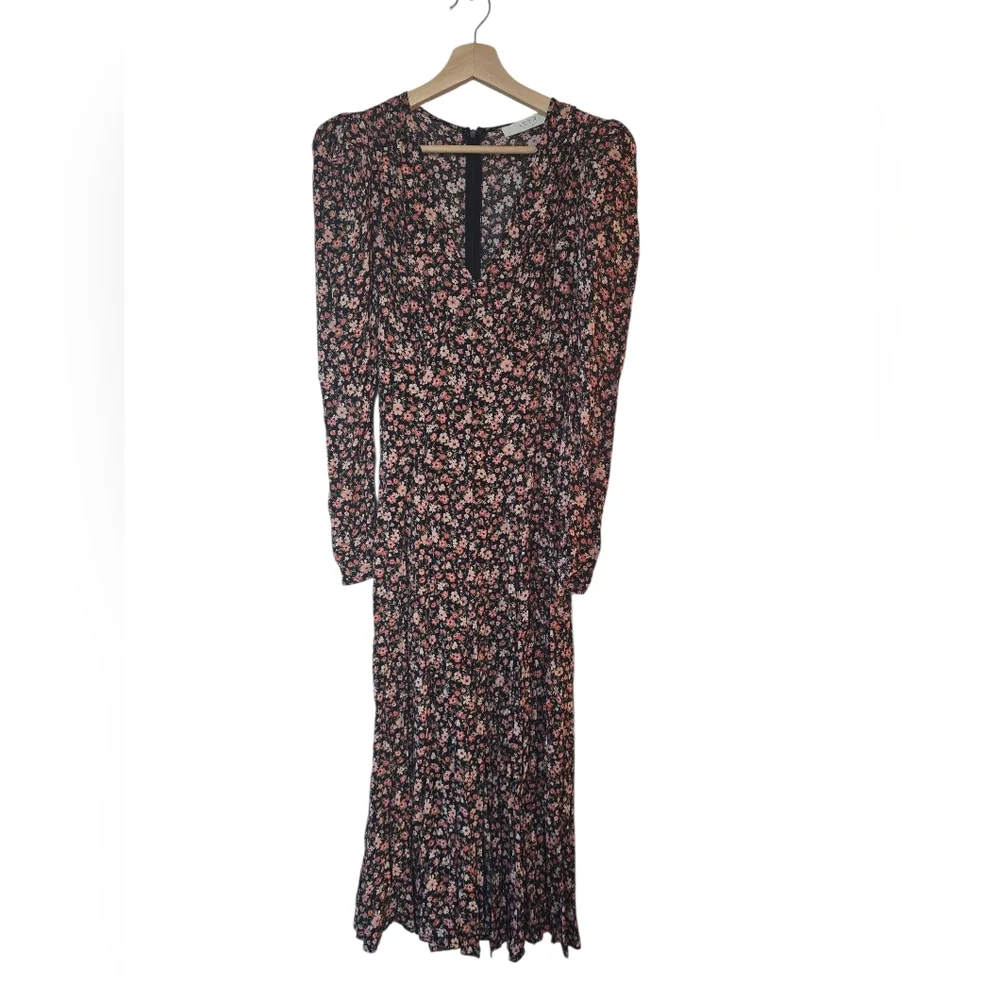 ASTR THE LABEL Floral Long Sleeve Dress XS EUC - Picture 2 of 6